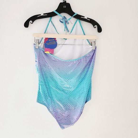 NWT AS ROSE RICH girls one piece ruffle bathing suit - Picture 4 of 6